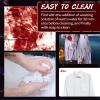 Halloween Fake Blood Washable, Realistic Effects Fake Blood for Scar Wound and Clothes,Easy Dry Flow Fake Blood for Eyes Drips Nose Bleeds, for Cosplay SFX Zombie Vampire Special Effects,Dark view 3