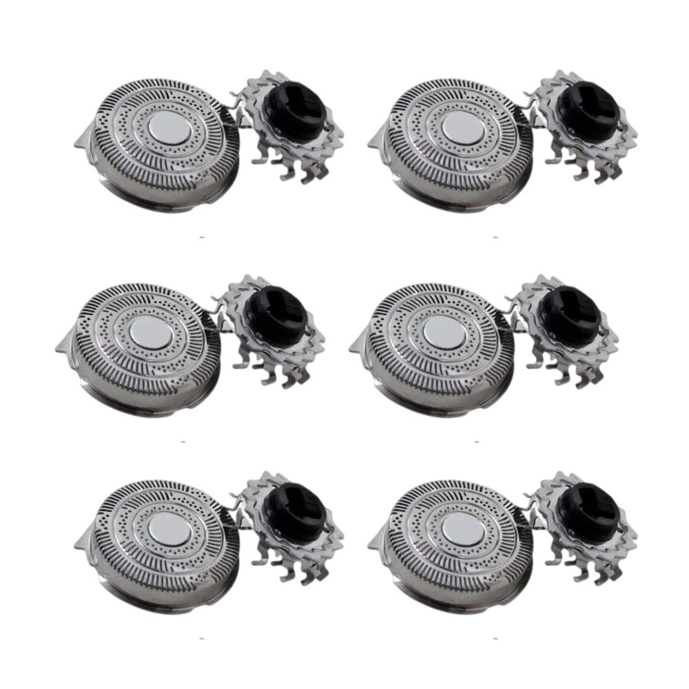 6PCS HQ9 Replacement Shaver Razor Head Blades Compatible with, Easy to Replace Blades for HQ9070 HQ9080 HQ8240 8260 PT920 8140XL 8160XL 8170XL, Comfortable Men's Shaver Accessories