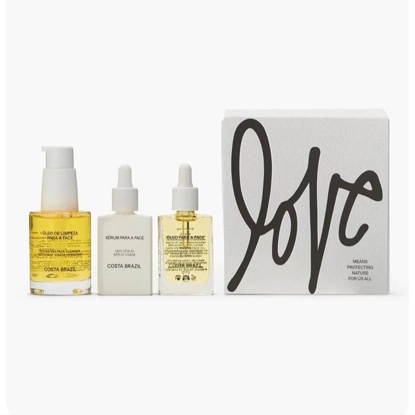 Costa Brazil Face Ritual Set - Face Cleanser, Serum, Oil