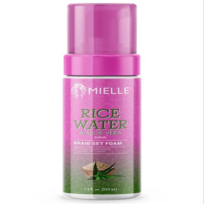 Mielle Rice Water & Aloe Vera Blend Braid Set Foam 7.5 FL Oz (Pack of 2)