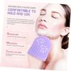 FOMIYES 2pcs Silicone Face Cleaning Brush Soft Exfoliators for and Makeup Removal for Daily Skincare Routine and Deep Pore Cleaning view 4