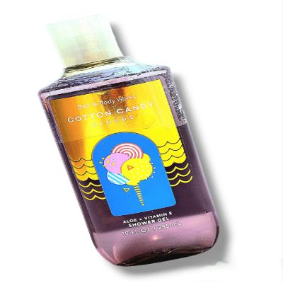 Bah ad Body Works Shower Gel 10 Fl oz. (Packaging may vary) (Cotton Candy Clouds)