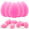 12 Pieces Professional Makeup Sponge Set,Latex Free Flawless Soft Setting Face Puffs,Beauty Sponge Blender Cosmetic Applicator for Powder,Liquid,Facial Makeup Tools view 1