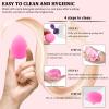 12 Pieces Professional Makeup Sponge Set,Latex Free Flawless Soft Setting Face Puffs,Beauty Sponge Blender Cosmetic Applicator for Powder,Liquid,Facial Makeup Tools view 3