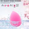 12 Pieces Professional Makeup Sponge Set,Latex Free Flawless Soft Setting Face Puffs,Beauty Sponge Blender Cosmetic Applicator for Powder,Liquid,Facial Makeup Tools view 4