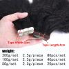 12inch Curly Tape in Hair Extensions Human Hair 0.25g/piece 50g 20pcs Black Invisible Tape in Hair Extensions Black Women Mongolian Real Human Hair Tape Ins Seamless Skin Weft Adhesive 4B4C view 3