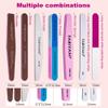 Nail File Buffer,8 Pcs Gel Nail File Set Professional Nail Buffer Set to File,Half-Moon,Shape,Smooth,Buffer and Shine Nails view 4