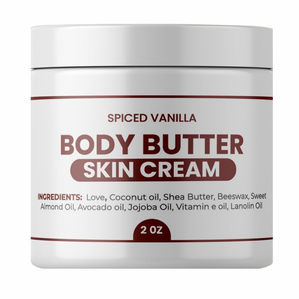 beatmodels Hand-Made Hydrating Body Butter & Face Cream, Nourish, Moisturize and Replenish Skin - Anti-Aging, Hydrating Essential Body Care - Rich Creamy Formula - 2 Ounces