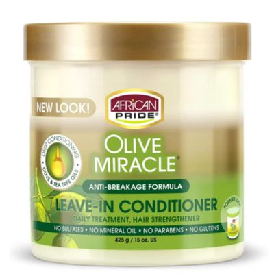 African Pride Olive Miracle Leave in Conditioner 15oz