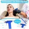 Ear Piercing Gun with Piercing Tools Kit, Professional Ear Nose Piercing Gun Machine with Stainless Steel Piercing Studs, Crystal Earrings Set for At Home Salon Earlobe Cartilage Helix Tragus Piercing view 2