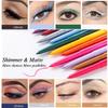ONarisae eye liner pencils no budge retractable eyeliner Sharpenable Multi-Use Longwear eyeliner pen Shimmer Royal view 3