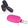 GALPADA Portable Carrying Case Elegant Handle for Travel and Home Holds Bottles Sturdy Design Beautiful Interior Rose Red view 2