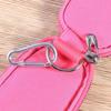GALPADA Portable Carrying Case Elegant Handle for Travel and Home Holds Bottles Sturdy Design Beautiful Interior Rose Red view 4
