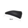 3 Pieces PU-leather Snap Hair Clips Classic BB Hair Clips Hairpin Pure Color Hair Clips Triangle Snap Hair Clips Hair Accessories for Women Ladies, Coffee, Black, White view 3