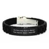 Beautiful Barber Black Glidelock Clasp Bracelet, Some People Only Dream', Present For Coworkers, Useful Gifts From Colleagues, Barber gift ideas, Barber gifts for men, Barber gift set, Barber apron, view 1