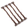 4PCS Face Lifting Band with Hairclip, Reusable Hairpin Lifting Bands Invisible Facelift Patch Straps, Adjustable Elastic Band (Brown) view 1