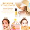 Aaiffey Sunscreen Setting Powder for Face,Mineral Powder Sunscreen Oil Control Natural Matte Finish Breathable,Long-lasting Face Powder SPF,All Skin (1 PCS) view 2