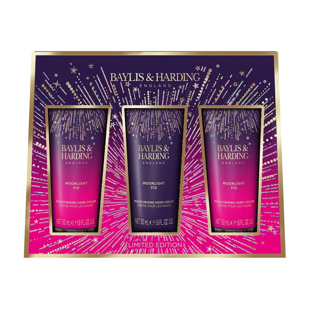 Baylis & Harding Gift Set for Women - Luxuruy Hand Care Pack - Moonlight Fig - 2 Pack