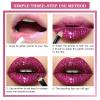 Spacebuyer Animakeup Kawaii Kisses Glitter Lip Kit 4 Colors Glitter Lip Kit (A+B, One Size) view 4