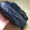 AtkitS Natural Black Tourmaline Stone Rough Rock Sample (Size : 600-650g) view 4