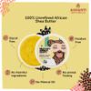 Ashanti Naturals Creamy Yellow Shea Butter Body Butter | Grade A, 100% Natural African Raw Shea Butter for Dry Skin, Face and Hair (8oz) view 2