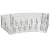 2 Acrylic Cosmetic Organizer Jewelry Makeup 19 Compartment Holder Vanity Storage Acrylic Container Lipstick Brush Stand Case Skincare Stationary Desk Dresser Display Beauty Products Divided Sections view 4
