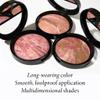 LAURA GELLER NEW YORK Baked Blush-n-Bronze Marbleized 2-in-1 Sculpting Bronzer Blush - Berry Bronze - Contour Face with a Radiant Flush view 2