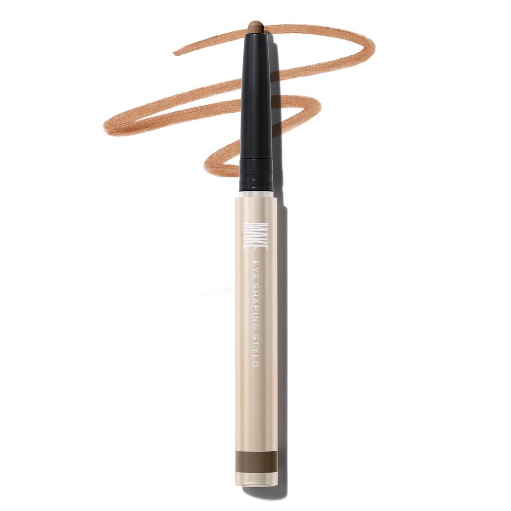 MAKE Beauty Eye Shaping Stylo - Cream Eyeshadow Stick. 4-in-1 Shape, Define, Contour, and Shade Eye Shadow for Versatile Makeup Looks. Long-Lasting Creamy Formula. Shade - Latitude