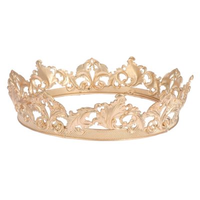 FRCOLOR 1pc Metal Crown for Men Women Elegant Performance Headpiece for Weddings Parties Engagements Stylish Hair Accessory for Prom Cosplay