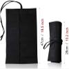 Barber Clips Combs Holder Pouch,Hairdresser Hair Scissors Pu Leather Bag for Barber Tools Hair Salon Scissor Comb Case Scissors Hairdressing Holster Pouch Supplies Styling Tools Accessories view 2