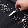 Barber Clips Combs Holder Pouch,Hairdresser Hair Scissors Pu Leather Bag for Barber Tools Hair Salon Scissor Comb Case Scissors Hairdressing Holster Pouch Supplies Styling Tools Accessories view 4