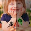 16 Sheets Luminous Dragon Phoenix Temporary Tattoos Glow in The Dark Dragon Birthday Party Decorations Supplies Favors for Kids Adults, Goodie Bag Fillers view 2