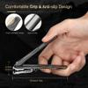 FERYES 360 Rotating Nail Clippers for Seniors, Long Handle Fingernail Clippers for Men and Women, Ergonomic EZ Grip Toenail Clippers for Thick Nails view 4