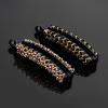 ycunowon Banana Rhineatone Hair Clip, 2 Count for Women Material, Easy to Use, Perfect Gifts, Gold, Small view 2