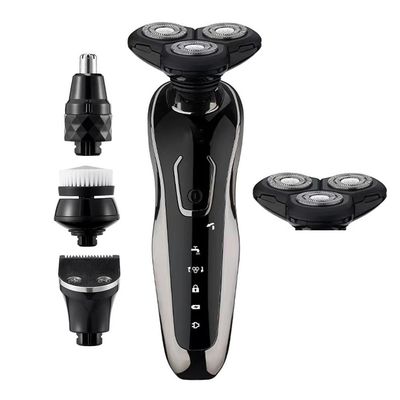 Head Shavers for Bald Men, Electric Shaver For Men Hair Clipper Men's Electric Shaver Trimmer Hair Cutting Machine Razor Professional Beard Shaving Machine (Color : 4in1 Shaver Head)