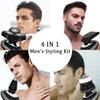 Head Shavers for Bald Men, Electric Shaver For Men Hair Clipper Men's Electric Shaver Trimmer Hair Cutting Machine Razor Professional Beard Shaving Machine (Color : 4in1 Shaver Head) view 3