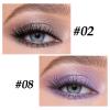 Boobeen Eyeshadow Stick Pencil Crayon Waterproof Cream Eyeshadow Glitter Eye Makeup, Easy to Use (02# + 08#) view 2