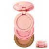 3-in-1 Blendable Trio, Contour and Highlight Blush Makeup Palette, Cream Bronzer, Silky Smooth Powder Blush, Shimmer Highlighter Makeup Powder, Travel-Friendly Stackable Make Up Kit with Mirror(02) view 1