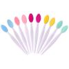 10pcs Silicone Scrub Lip Brush, Double Side Lip Exfoliating, Nose Clean Blackhead Removal Brushes With Lip Exfoliator Scrubber Tool Wash Face Cleansing Brush view 1