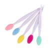 10pcs Silicone Scrub Lip Brush, Double Side Lip Exfoliating, Nose Clean Blackhead Removal Brushes With Lip Exfoliator Scrubber Tool Wash Face Cleansing Brush view 4