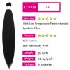 1b Black Braiding Hair Pre Stretched Kanekalo Knotless Prestretched Braiding Hair 30 inch Long Colored Hair Extensions for Braiding Pre Stretched Micro Braids Itch Free Yaki Braiding Hair view 3