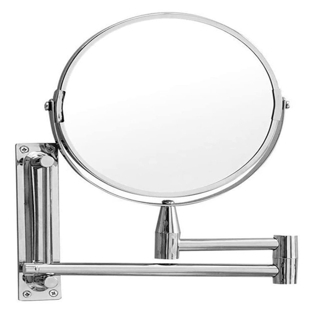 GATSUN Cosmetic Vanity Mirror Telescopic Bathroom Mirror Wall-Mounted Folding 7 Inch Beauty Mirror/Vanity Mirror/Makeup Mirror LED Vanity