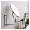 GATSUN Cosmetic Vanity Mirror Telescopic Bathroom Mirror Wall-Mounted Folding 7 Inch Beauty Mirror/Vanity Mirror/Makeup Mirror LED Vanity view 2