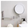 GATSUN Cosmetic Vanity Mirror Telescopic Bathroom Mirror Wall-Mounted Folding 7 Inch Beauty Mirror/Vanity Mirror/Makeup Mirror LED Vanity view 4