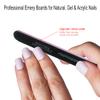 16PCS Nail Files and Buffer with Storage Box,Professional Manicure Pedicure Kit White Buffer Block Reusable 100/180 Grit Nail Files Emery Board Black for Nature Acrylic Nails Home Salon Travel Use view 3