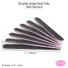 16PCS Nail Files and Buffer with Storage Box,Professional Manicure Pedicure Kit White Buffer Block Reusable 100/180 Grit Nail Files Emery Board Black for Nature Acrylic Nails Home Salon Travel Use view 4
