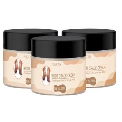 PEEZONS Foot Crack Cream Extra Moisture For All Type Of Skin - 50 ML (Pack Of 3)