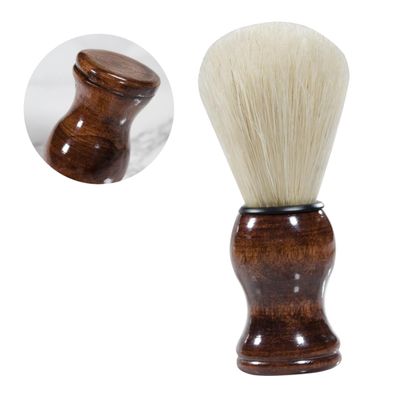 Beatifufu Travel Shaving Brush for Men Beard Hair Cleaner Styling Brush Soft Bristles