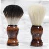 Beatifufu Travel Shaving Brush for Men Beard Hair Cleaner Styling Brush Soft Bristles view 4