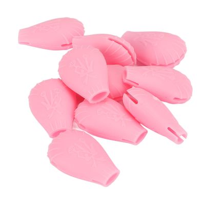 10pcs Silicone Makeup Brush Covers, Dust Proof & Prevent Dented, Easy To Use, Soft Silicone, Package Included, for Brushes Storage Women Girls